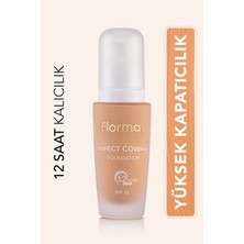 Flormar Yoğun Kapatıcı Su Bazlı Fondöten (Nötr Alt Ton) - Perfect Coverage Foundation - 121 - 8690604365708
