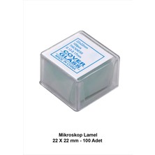 Atel-San Mikroskop Lamel 22 x 22 mm - 100 Adet
