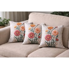 Özdağ Home Concept 2 Adet 3D Dijital Baskı Dekoratif Kırlent Kılıfı 43X43 cm – Tek Taraflı Baskı, Canlı Renkler