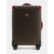 Guess Latona 18 Inç 8 Tekerlekli Kadın Kahverengi Valiz TWLQ9211983-BNL
