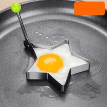 Maarketim Metalik Yıldız Şeklinde Metal Omlet Yumurta Ve Krep Kalıpları
