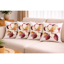 Özdağ Home Concept 3D Dijital Baskı Dekoratif Kırlent Kılıfı 43X43 cm – Tek Taraflı Baskı, Canlı Renkler