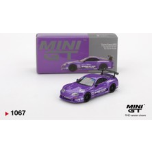 Mini Gt 1067 Toyota Supra (A80) Top Secret GT-300 Top Secret Purple 1/64 Model Araba