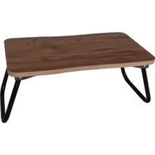 Depolife Servis Çalışma Yemek Sehpası Bilgisayar Notebook Laptop Çalışma Masası Pratik Katlanır Ayaklı