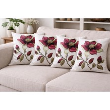 Özdağ Home Concept 2 Adet 3D Dijital Baskı Dekoratif Kırlent Kılıfı 43X43 cm – Tek Taraflı Baskı, Canlı Renkler