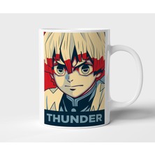 Zenitsu Agatsuma Demon Slayer Anime Tasarım Kupa - Hediyelik Kupa - Baskılı Kupa