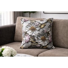 Özdağ Home Concept 3D Dijital Baskı Dekoratif Kırlent Kılıfı 43X43 cm – Tek Taraflı Baskı, Canlı Renkler