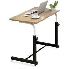 Depolife Ders Çalışma Notebook Laptop Masası Boyu Ayarlanabilir Çekyat Sehpası 60X44CM Öğrenci Ders Faliyet