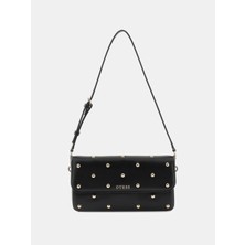Guess Sadie Kapaklı Omuz Kadın Siyah Omuz Çantası HWVG8118190-BLA