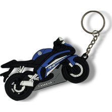 Motolinas Anahtarlık, Maskot Silikon Ithal [yamaha Mavi]