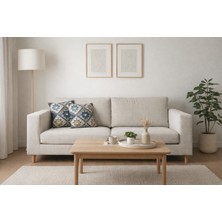 Özdağ Home Concept 3D Dijital Baskı Dekoratif Kırlent Kılıfı 43X43 cm – Tek Taraflı Baskı, Canlı Renkler