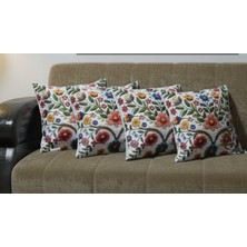 Özdağ Home Concept 3D Dijital Baskı Dekoratif Kırlent Kılıfı 43X43 cm – Tek Taraflı Baskı, Canlı Renkler