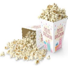 MerveliSait Mısır Kutusu 8'li Renkli Iyi Ki Doğdun Yazılı