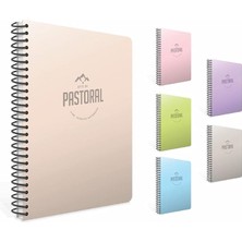 Sevimle Store 187788 Defter A4 Pastoral Spiralli Pp 60 Yaprak Kareli 3234