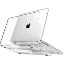 Sevimle Store MacBook Air 13.3" 2018-2022 Arası M1 Çip ile Uyumlu Şeffaf Dayanıklı Koruyucu Kılıf, Ultra Ince Kabuk Koruma Sert Kapak A1932 A2174 A2179 A2337