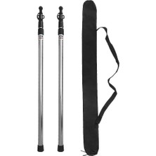 Sevimle Store Kamp Direği 2 Adet Alüminyum Alaşımlı Çadır Tente Kamp Gölgelik Ayarlanabilir 230 cm