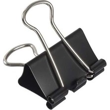 Sevimle Store Kağıt Kıskacı Bınder Clıps 25 mm 425G 12'li
