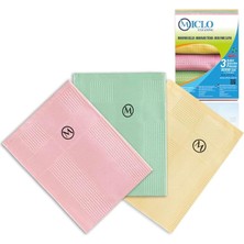 Sevimle Store Cleanıng | Mikrofiber Temizlik Bezi 3'lü Set | Sihirli Bez | Cam, Ayna Bezi | Soft Seri