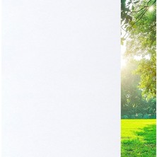 Sevimle Store Beyaz Buzlu Cam Stickerları, Tekrar Kullanılabilir Kapı Kaplamaları, Isı Kontrolü, Uv Engelleyici, Statik Yapışan, Banyo, Ev, Ofis