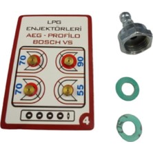 Sevimle Store Ocak Memesi? Enjektör 4 Lü Set Di?rsek ve Conta (Üniversal)
