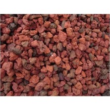 Sevimle Store Akvaryum Taşı 3 kg 5-10 mm Akvaryum Pomzası Teraryum Taşı Kırmızı Pomza Lav Taşı Volkanik Cüruf