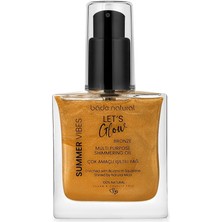 Sevimle Store Natural Işıltılı Yağ Bronze 50 ml Bitkisel Skualan Içerikli Çok Amaçlı Nemlendirici