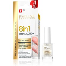 Sevimle Store Cosmetics 8 In 1 Total Golden Shine Intensive Nail Conditioner 12 ml