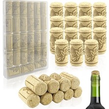 Sevimle Store Işi Için Şarap Mantarı, Mantar Tıpa, El Işi Mantarı, Şişe Mantarı, Doğal Mantar, Şampanya Mantarı, Şarap Mantarı, Şarap Bira Şişesi, El Işi, Dekorasyon, Kendin Yap 27 Adet (20 x 38 Mm)