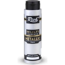 Sevimle Store Multi Surface Metalik Boya 500 ml - 6502 Gümüş