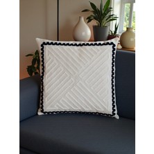 Nunu Teks Bohem Tarz Punch Nakışlı Kırlent Kılıfı 43X43CM