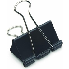 Sevimle Store Metal Çelik Kıskaç, Siyah, 41 mm