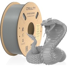 Sevimle Store Resmi 3D Yazıcı Filamenti, Hyper Pla Yüksek Hızlı Filament, 1,75 mm 3D Baskı Filamenti, Yüksek Hızlı Baskı Için, Ölçü Hassasiyeti +/-0,02 Mm, 1 Kg/makara - Gri