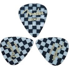 Sevimle Store 351 Shape Graphic Picks (Medium 0.71, Checker 3 Adet)