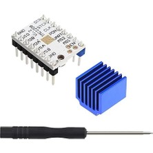 Sevimle Store Trinamic TMC2208 V1.2 Step Motor Sürücü Soğutuculu Makerbase 1/256 Step 1.4A Cnc 3D Yazıcı Robot Reprap Mks Gen Ramps Prusa Mendel Ultimaker
