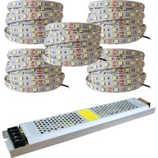 Sevimle Store LED 4040 Yeni Nesil 25 Metre Şerit + 12V 33 400 Watt Trafo Oturma Odası, Yatak Odası ve Mutfak Için Gizli Aydınlatma (Günışığı)