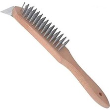 Sevimle Store W 2771 Tel Fırça, Ahşap Saplı, Gri