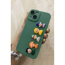 Boyraz Aksesuar iPhone 13–14 Uyumlu 3D Cartoon Tasarım Soft Silikon Kılıf (Renk Seçenekli)