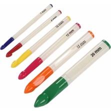 Sevimle Store Plastik Saplı Kalın Tığ Seti 6 Adet