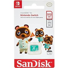 Sevimle Store Microsdhc Uhsı Card For Nintendo Switch 512GB, 100MB/S Read; 90MB/S Write