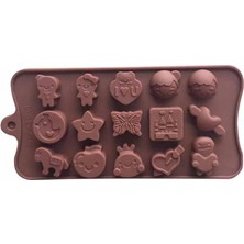 Sevimle Store Silikon Çikolata Kalıbı Karışık Cisimler (Sck-54)