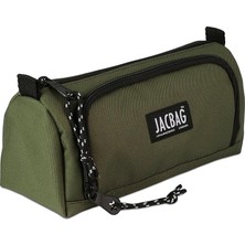 Sevimle Store Prıme Xl-Lastik Ayraçlı Iki Bölmeli Kalem Kutusu (Haki)