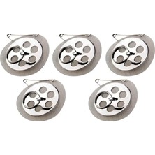 Sevimle Store Içi Süzgeç Demlik Çay Süzgeci 5 Adet Her Demliğe Uyumlu Sök-Tak Süzgeç Uzun Ömürlü EASYSO1049