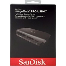 Sevimle Store Imagemate Pro Usb-C Multi-Card Kart Okuyucu SDDR-A631-GNGNN, Siyah