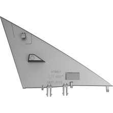 Tesla 3&Y sol taraf şoför tarafı üçgen ayna kapağı. - K0990