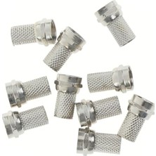 Sevimle Store 10 Adet Tv Uydu Kablosu Rg6/u4 18MM Geniş F Konnektör
