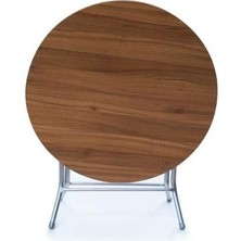 Sevimle Store 100 cm Yuvarlak Katlanır Masa -Ders Çalışma ve Yemek Masası