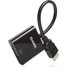 Sevimle Store HDMI To VGA Dijital - Analog Monitör Çevirici Dönüştürücü (Dk-Hd-Ahdmıxvga4)