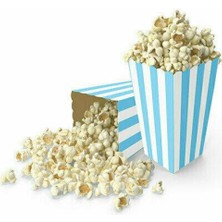 MerveliSait Mısır Kutusu 8'li Açık Mavi Beyaz