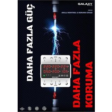 Sevimle Store Energy D380 Profesyonel Trifaze Kontrol Cihazı Yüksek-Alçak Voltaj Akım Koruyucu (Konut Işyeri Fabrikalar)