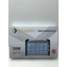 Sevimle Store Işıklı Tavana Askılı Uv 20W Sinek Öldürücü Elektronik Cız Cihazı Sivrisinek+Tüm Uçan Haşereler